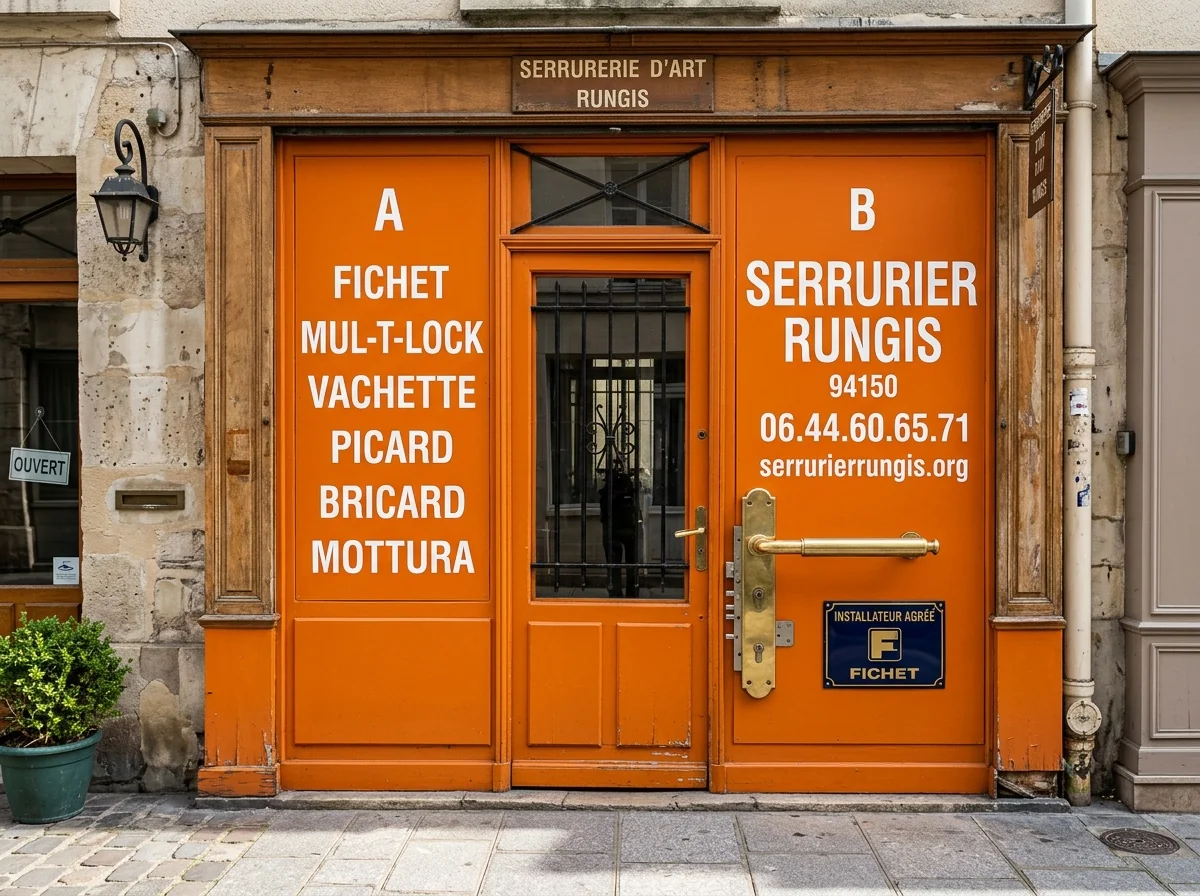 Installateur agréé · double-porte avec plaque des marques posées
